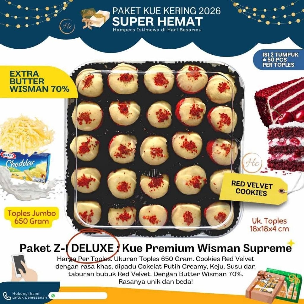 Z - Deluxe Red Velvet Cookies Toples