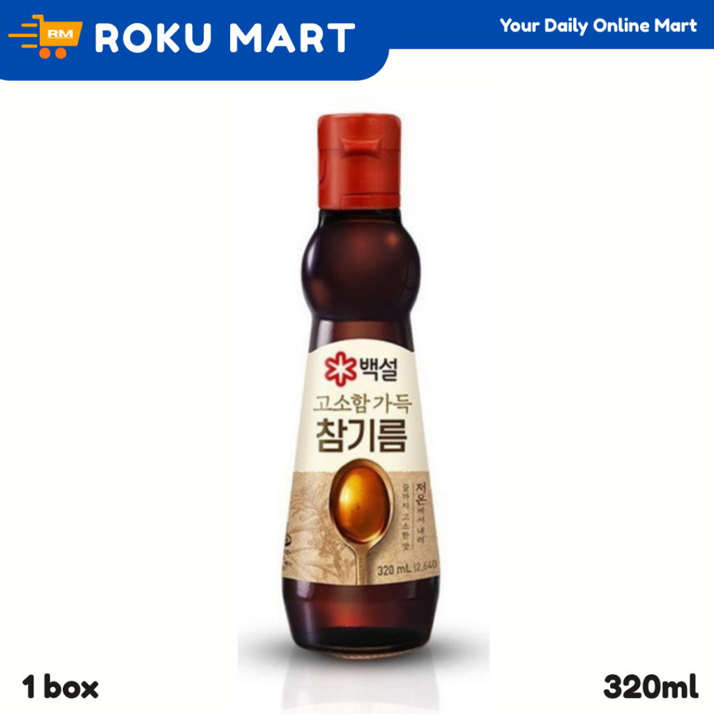 Beksul Sesame Oil 320 ml / Minyak Wijen Korea BEKSUL Sesame Oil Korea