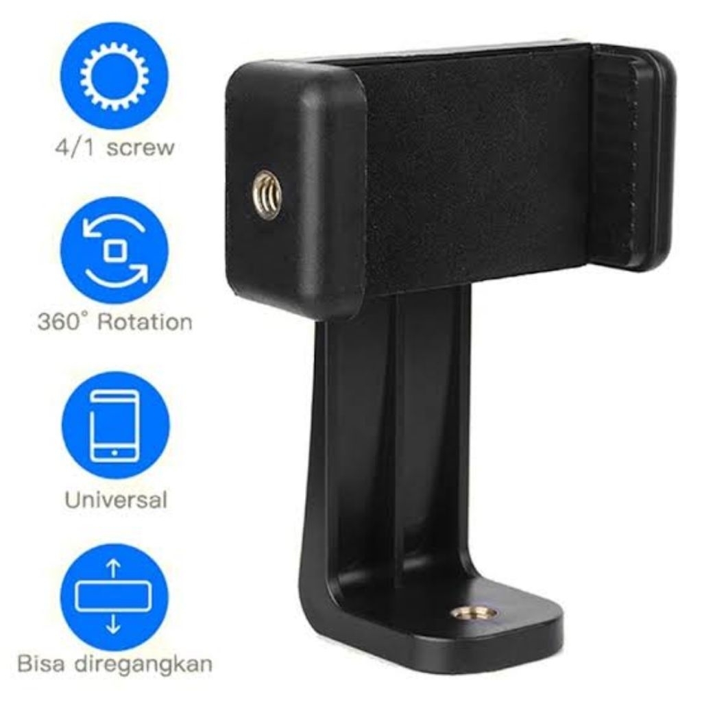 RJC Holder Tripod Putar 360 Derajat Holder HP Tripod Putar
