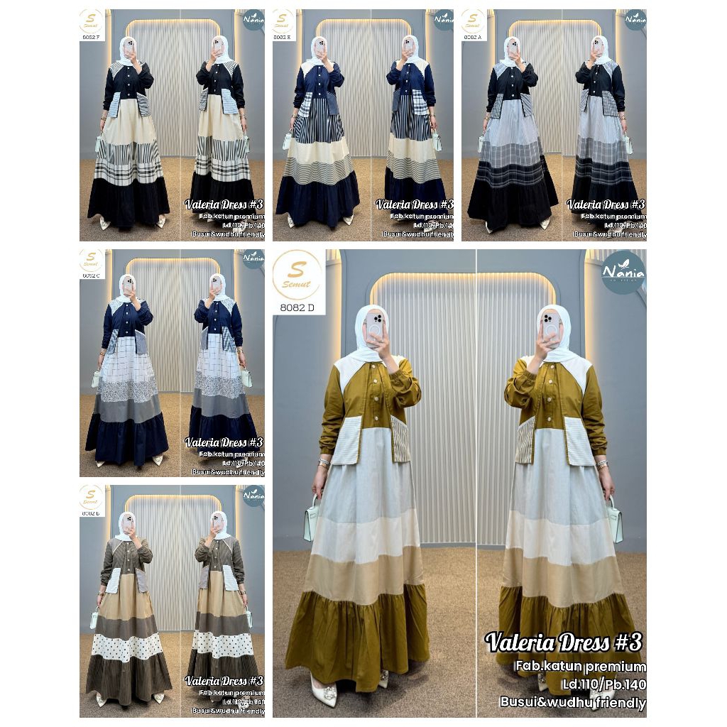 Dress katun|Adriana Dress|Ardillah|Kinanta|Shalunna|Namisya|Valeria#3| by Semut ORi|