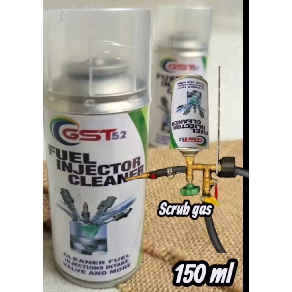 fuel injektor cleaner gas/scru 150 ml gst52 cairan pembersih injektor mobil dan motor bensin cairan 