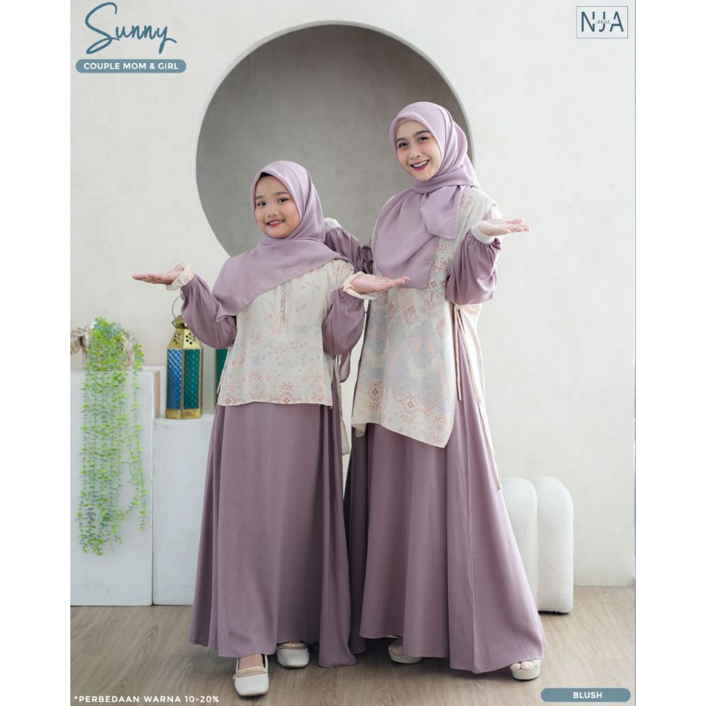 GAMIS SUNNY COUPLE IBU & ANAK BY NJA PRE-ORDER