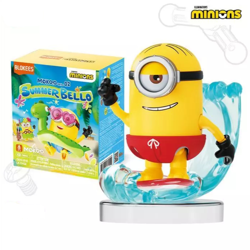 BLOKEES Minions Mokoo 02 Summer Bello - Mainan Action Figure Blind Box