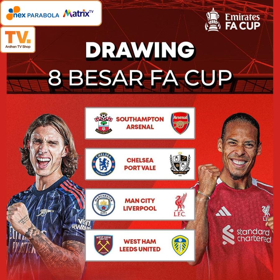 Nex Parabola Dan Matrix Paket LIGA INGGRIS 3 Bulan - Paket nonton Liga Inggris - Paket nonton Piala 