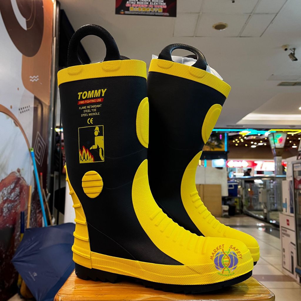 Sepatu Safety Pemadam Tommy / Fire Ragger - Tommy Boots Fire Fighter Shoes