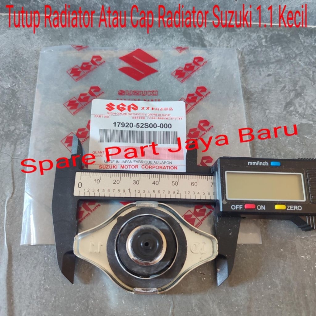 Tutup Radiator Cap Radiator Suzuki SX4 X-Over Aerio 1.1Kecil Asli