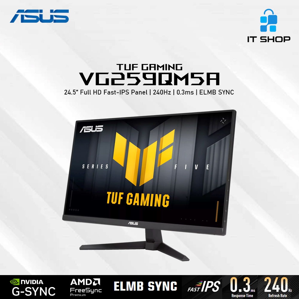 Asus Monitor 24.5-inch TUF Gaming VG259QM5A Fast IPS 240Hz