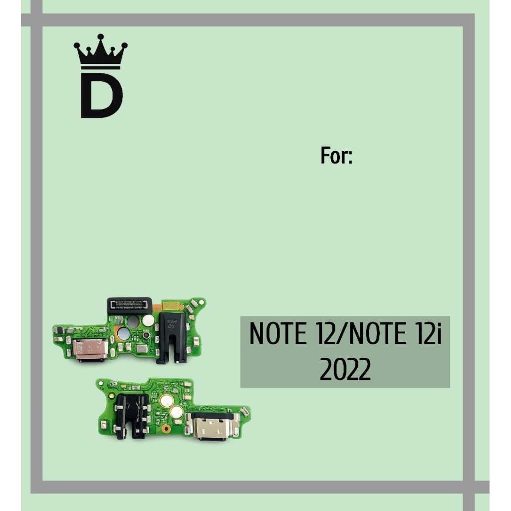 PAPAN CAS INFINIX NOTE 12/NOTE 12I 2022 KONEKTOR CHARGER