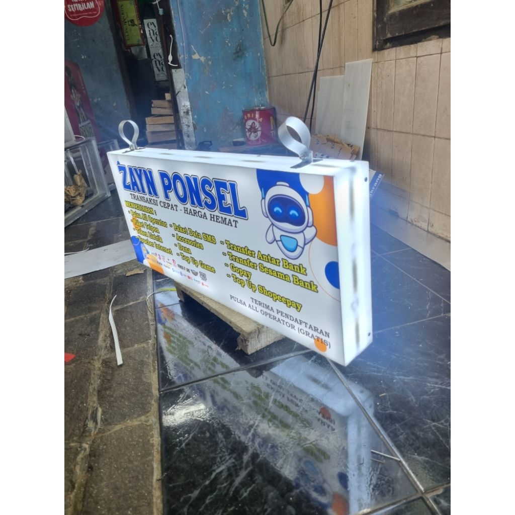 NEON BOX FULL AKRILIK [CUSTOM DESAIN]