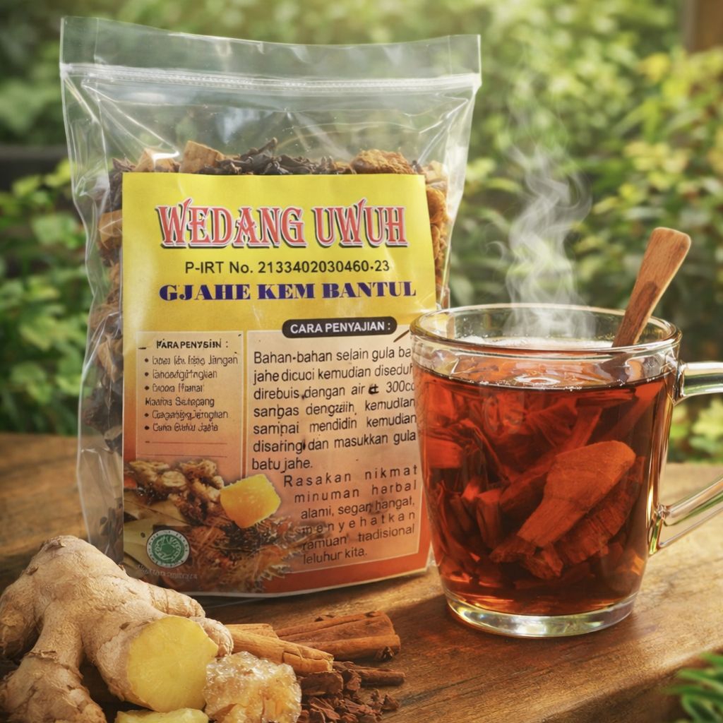 Wedang uwuh gula batu jahe Asli Jogja Bantul