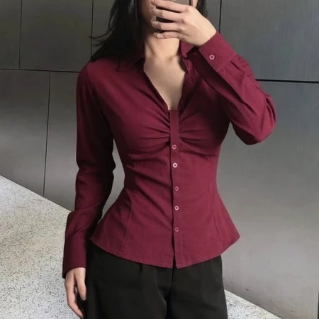 BEFAST - ZER KEMEJA VENUS BAJU MODEL SEKSI WANITA KEKINIAN KOREAN / HEART TOP