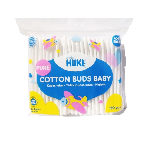 COTTON BUD BABY HUKI ISI 150 PCS // LEMBUT HIGIENIS