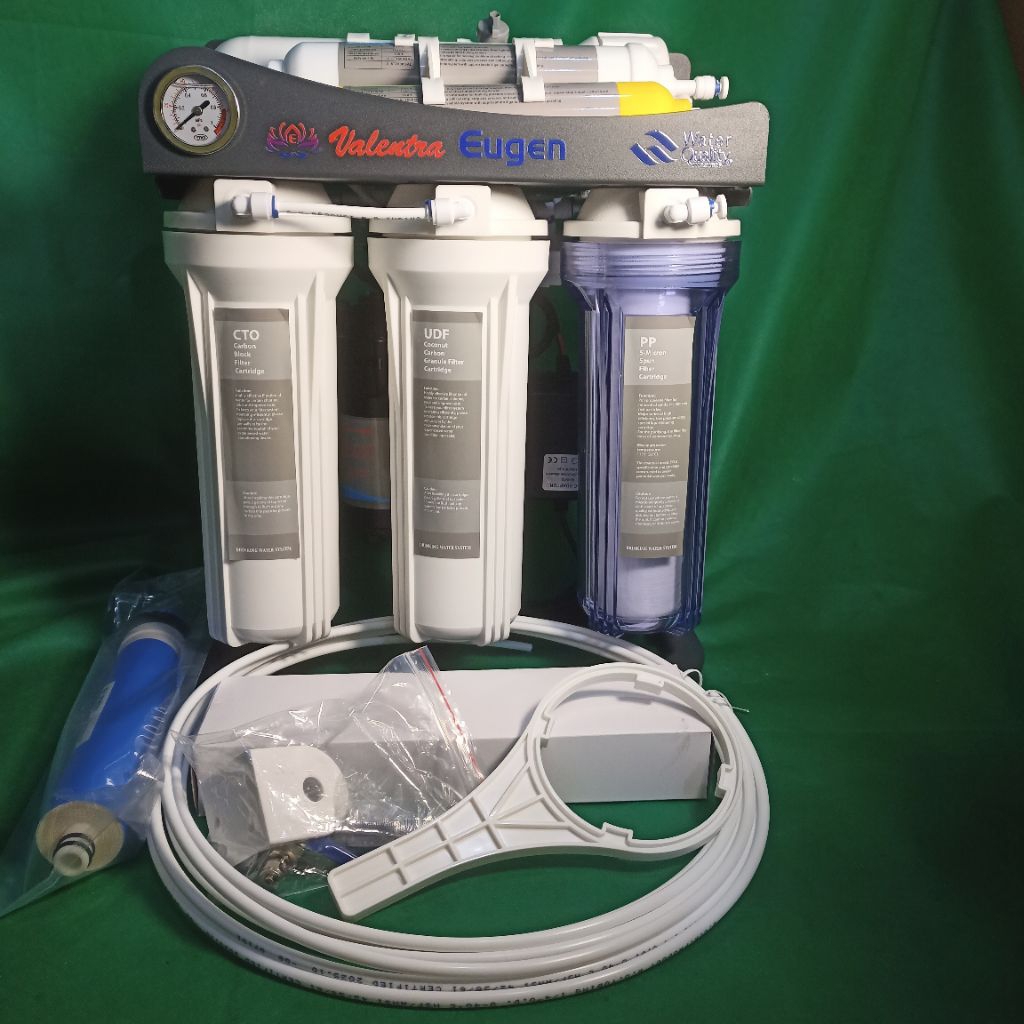 RO Eugen 500 Gpd 6 Step + PG (Pressure Gauge) - Reverse Osmosis Filter Air