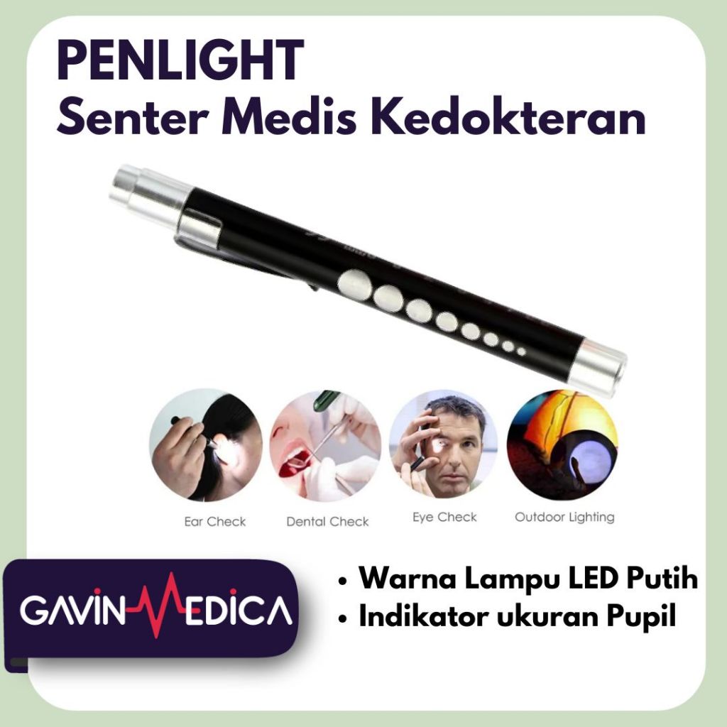 Penlight LED Senter Dokter Medis - Penlight Pupil