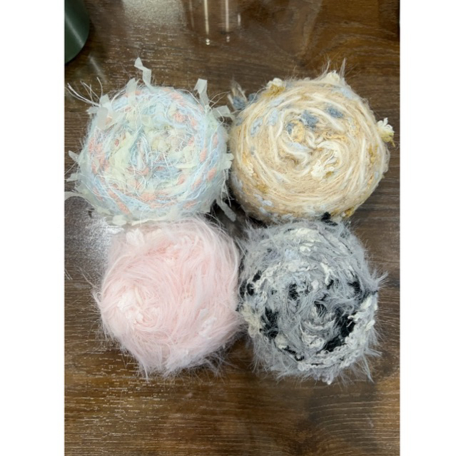 Candy Floss Yarn Crochet Yarn Benang Rajut Fancy Yarn 80gr