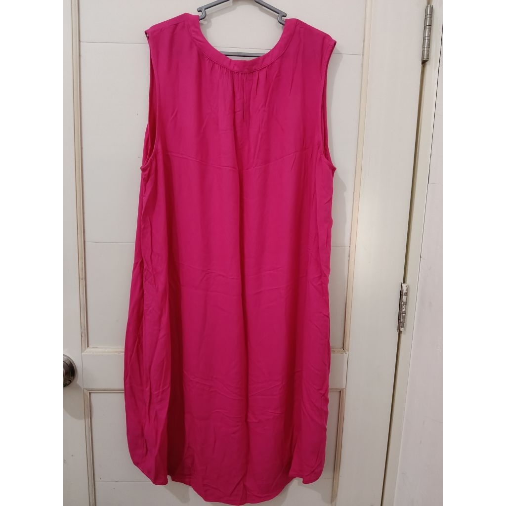 Dress kutung katun adem brand Amazon Essentials uk XL warna pink