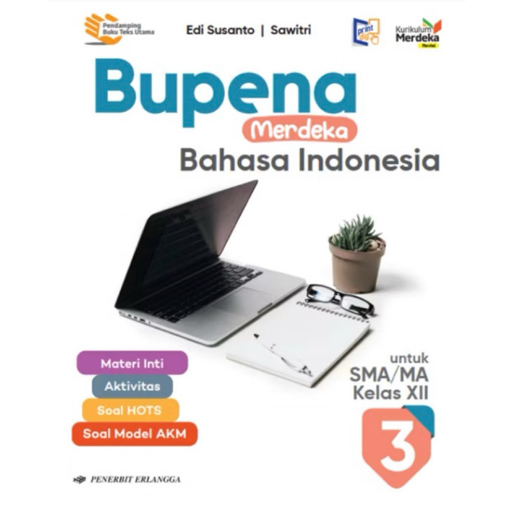 BUPENA BAHASA INDONESIA KELAS 12 KURIKULUM MERDEKA ERLANGGA // BUPENA BAHASA INDONESIA ERLANGGA