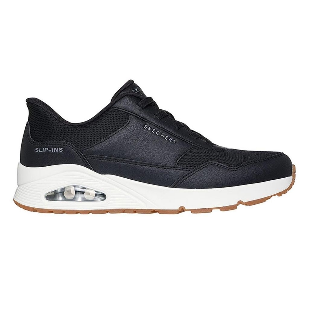 ORIGINAL GARANSI SEPATU SLIP INS S UNO BANKSIA BLACK SIZE 42