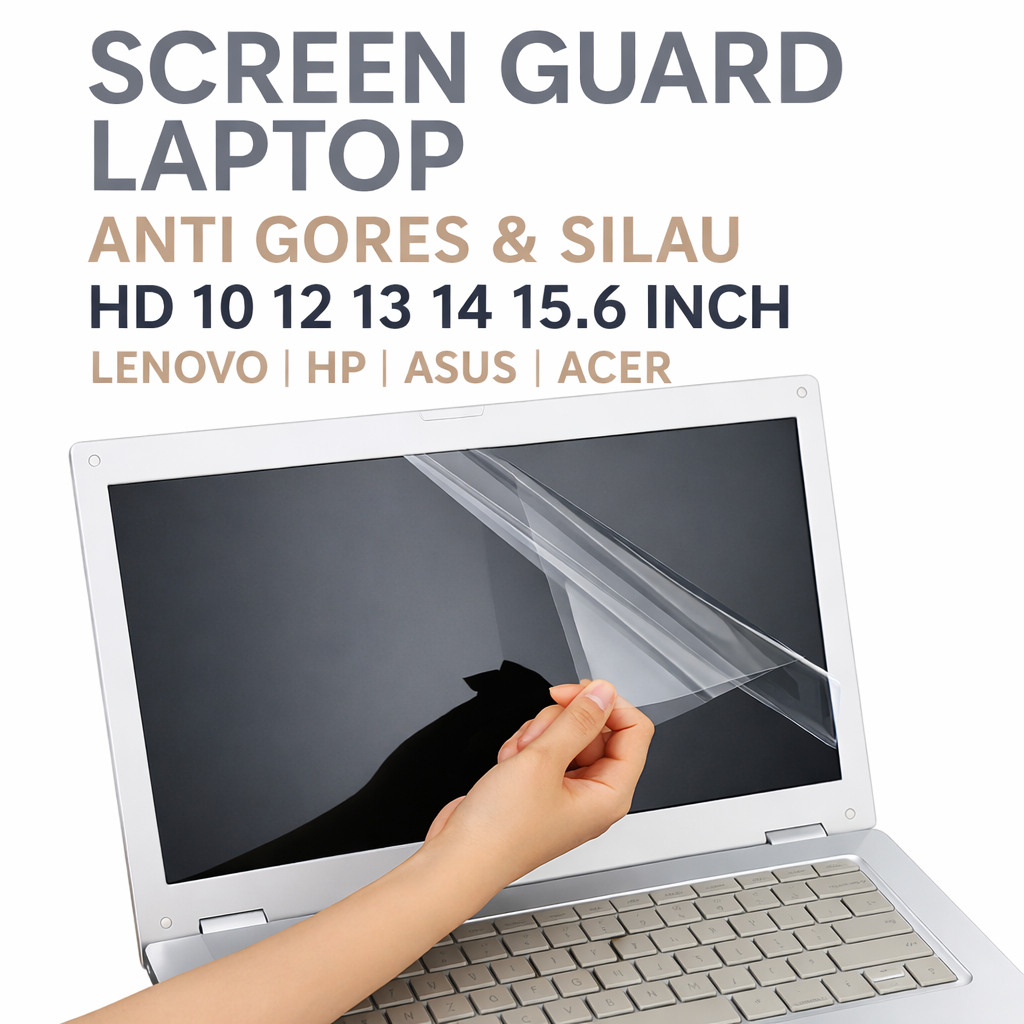 Pelindung Layar Laptop Anti Gores 10.1-15.6 Inch LPComp