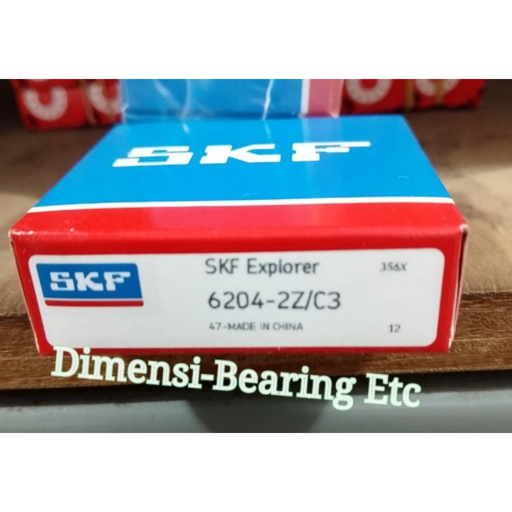 6204 ZZ C3 SKF / 6204 2Z C3 SKF BALL BEARING