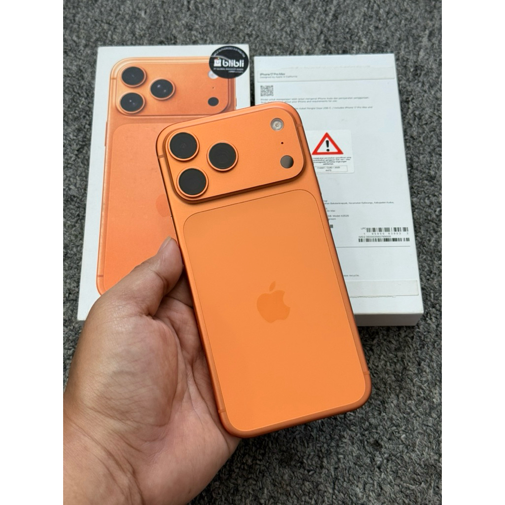 iphone 17 pro max 256gb ibox second likenew fullset original