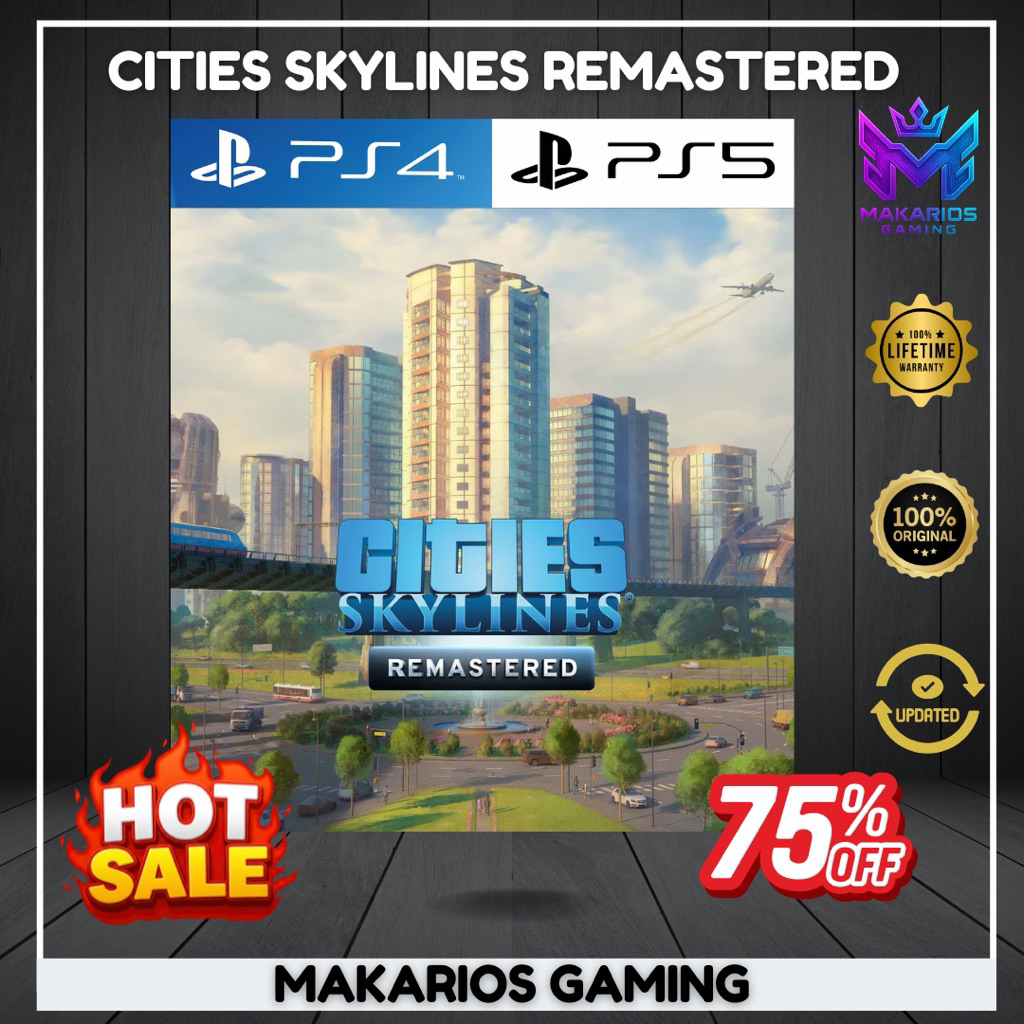 Cities Skylines Remastered, For Playstation PS4 & PS5