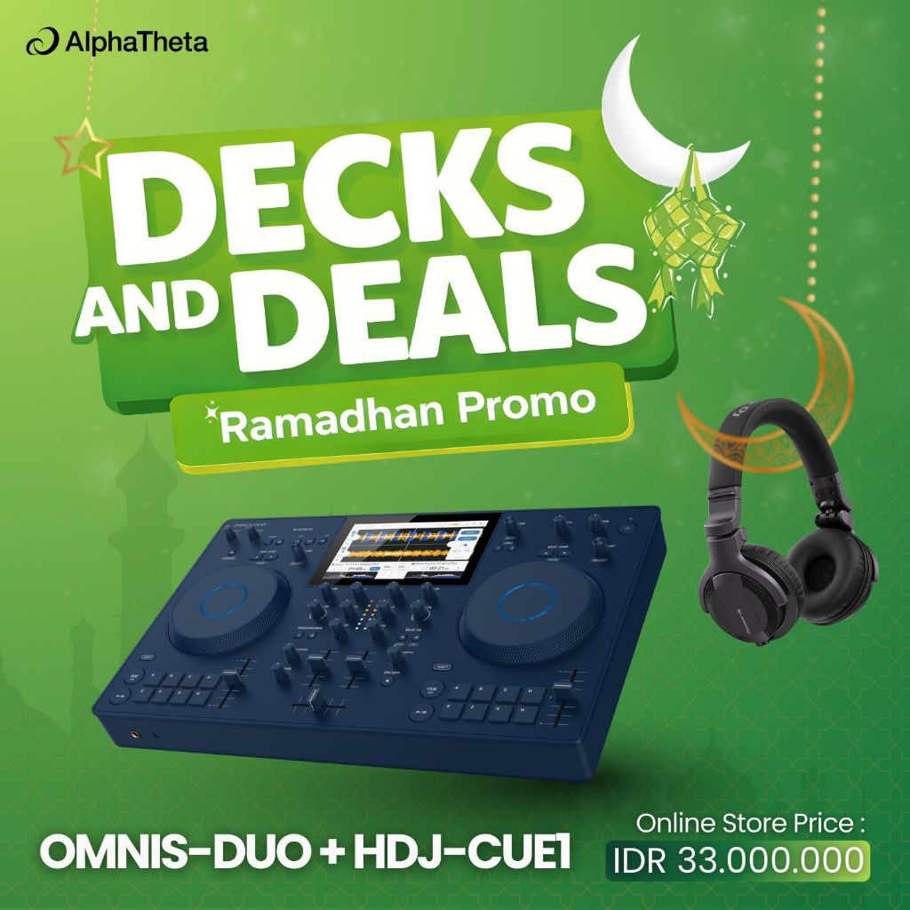 [PROMO] AlphaTheta Omnis Duo Portable All In One DJ System Pioneer DJ Alpha Theta DJ Controller