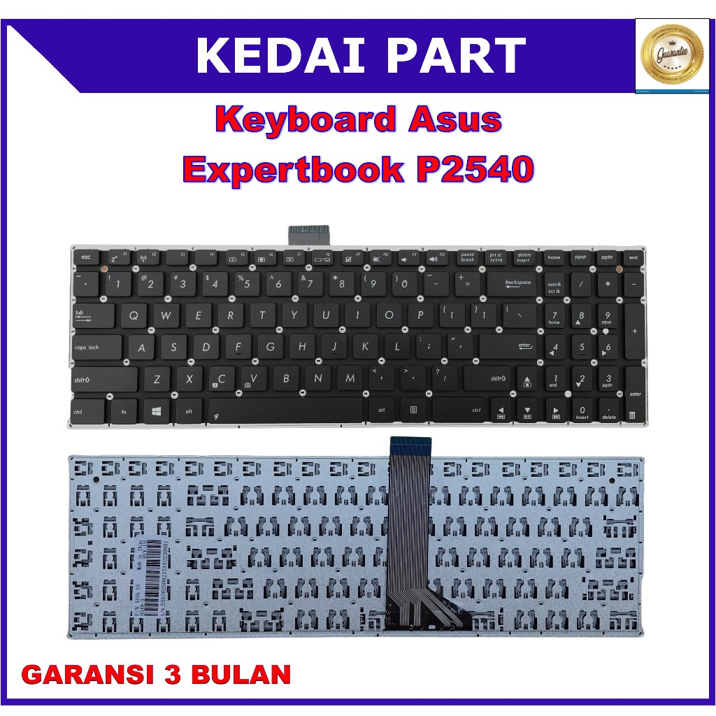 Keyboard Asus Expertbook Asuspro P2540 P2540n P2540nv P2540U P2540UA P2540UB P2540UV