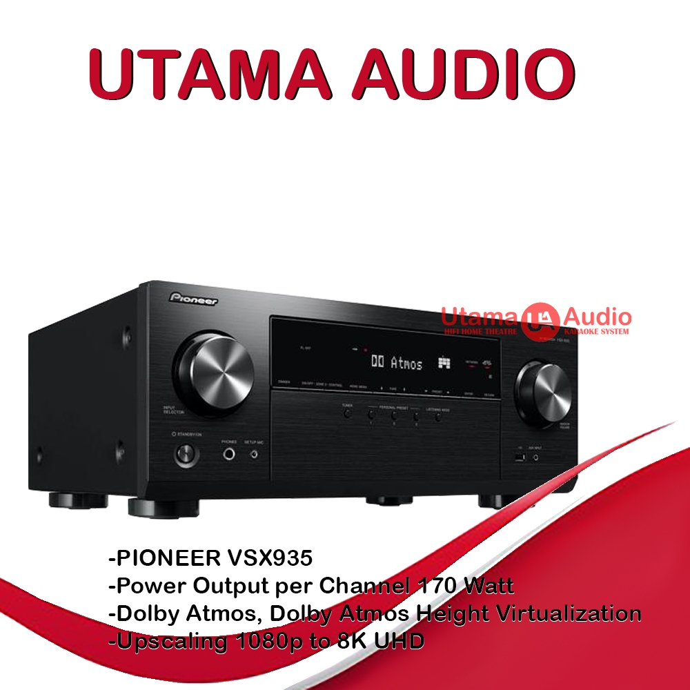 PIONEER VSX-935 Dolby Atmos Home Theatre 7 Channels Amplifier VSX935 Original Garansi Resmi 1thn