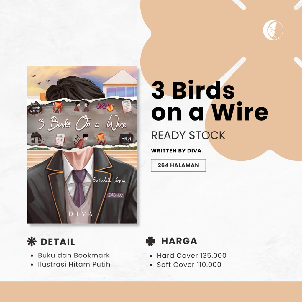 [ READY STOCK ] 3 BIRDS ON A WIRE EXTENDED VER. BY DIVASLIBRARY