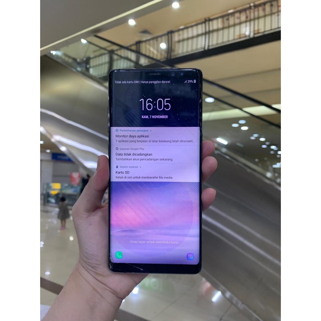 samsung note 8 black 64gb second