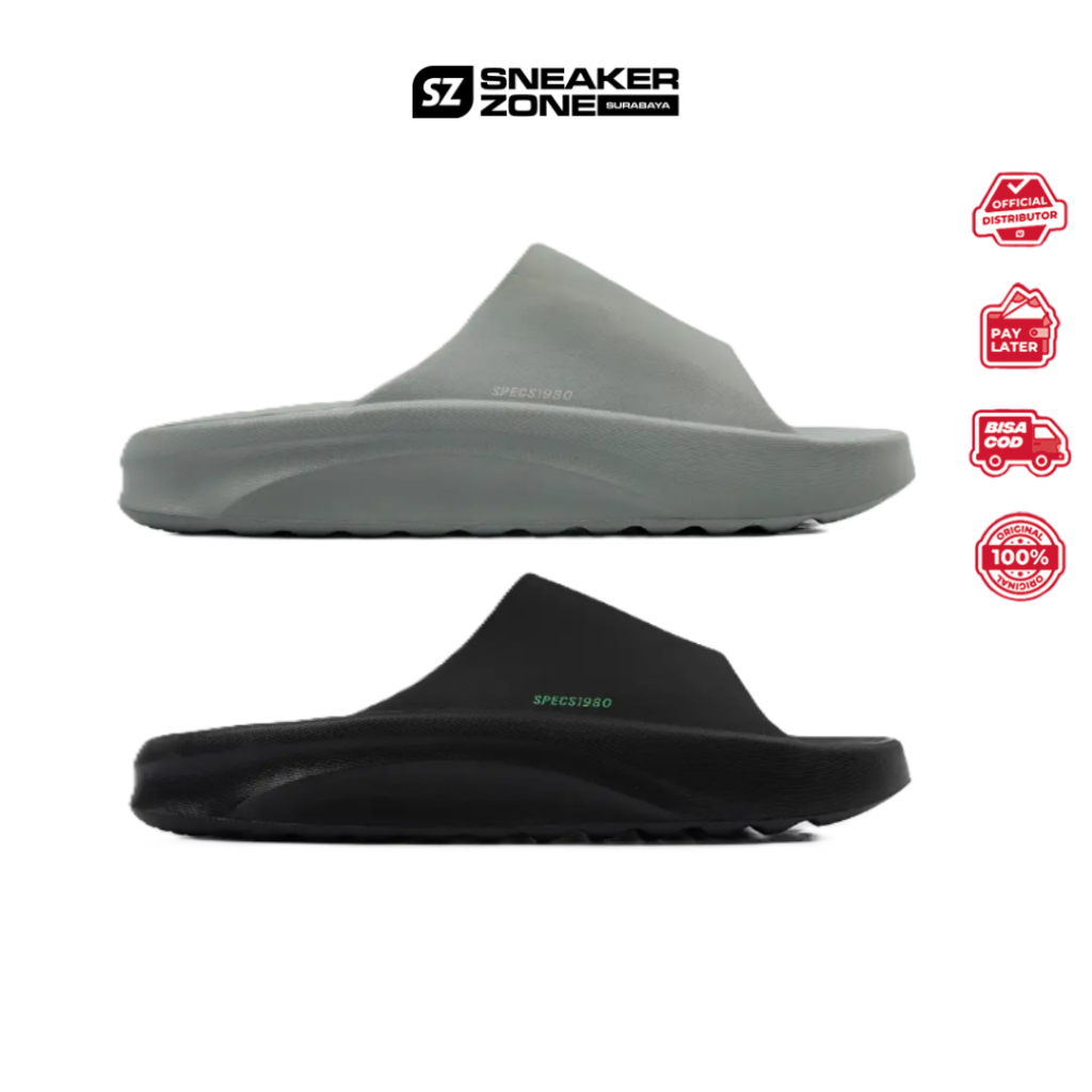 SANDAL SPECS 1980 ROVR SLIDES - SANDAL SPECS ORIGINAL - SANDAL SPECS HITAM - SANDAL TERBARU PRIA - S
