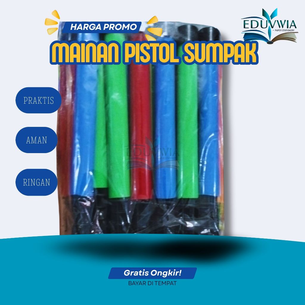 MAINAN PISTOL SUMPAK ATAU MAINAN SENAPAN ANGIN KECIL TRADISIONAL