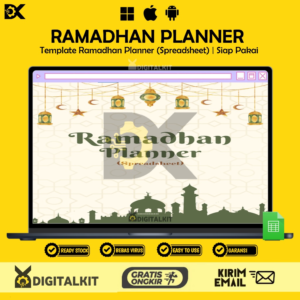 [T0837] Ramadhan Planner Printable – Lengkap & Mudah Digunakan