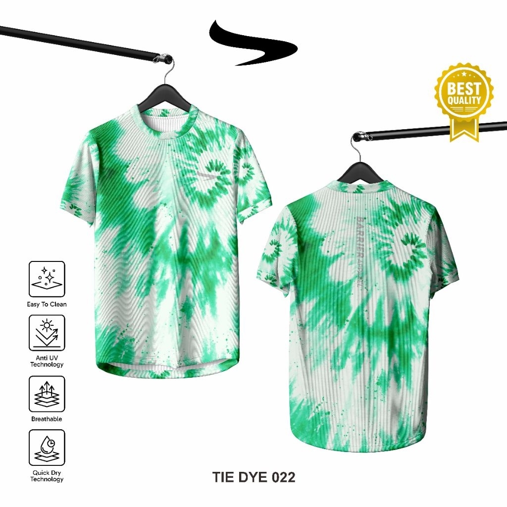 KAOS JERSEY TIE DYE - JERSEY RUNNING PRIA & WANITA - JERSEY RUNNING TIE DYE