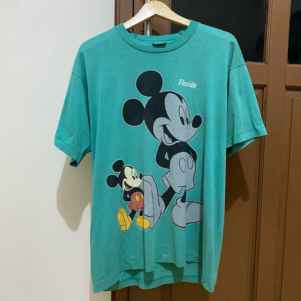 Vintage 80’s Mickey Mouse Big Print By Sherry’s Best T-shirt