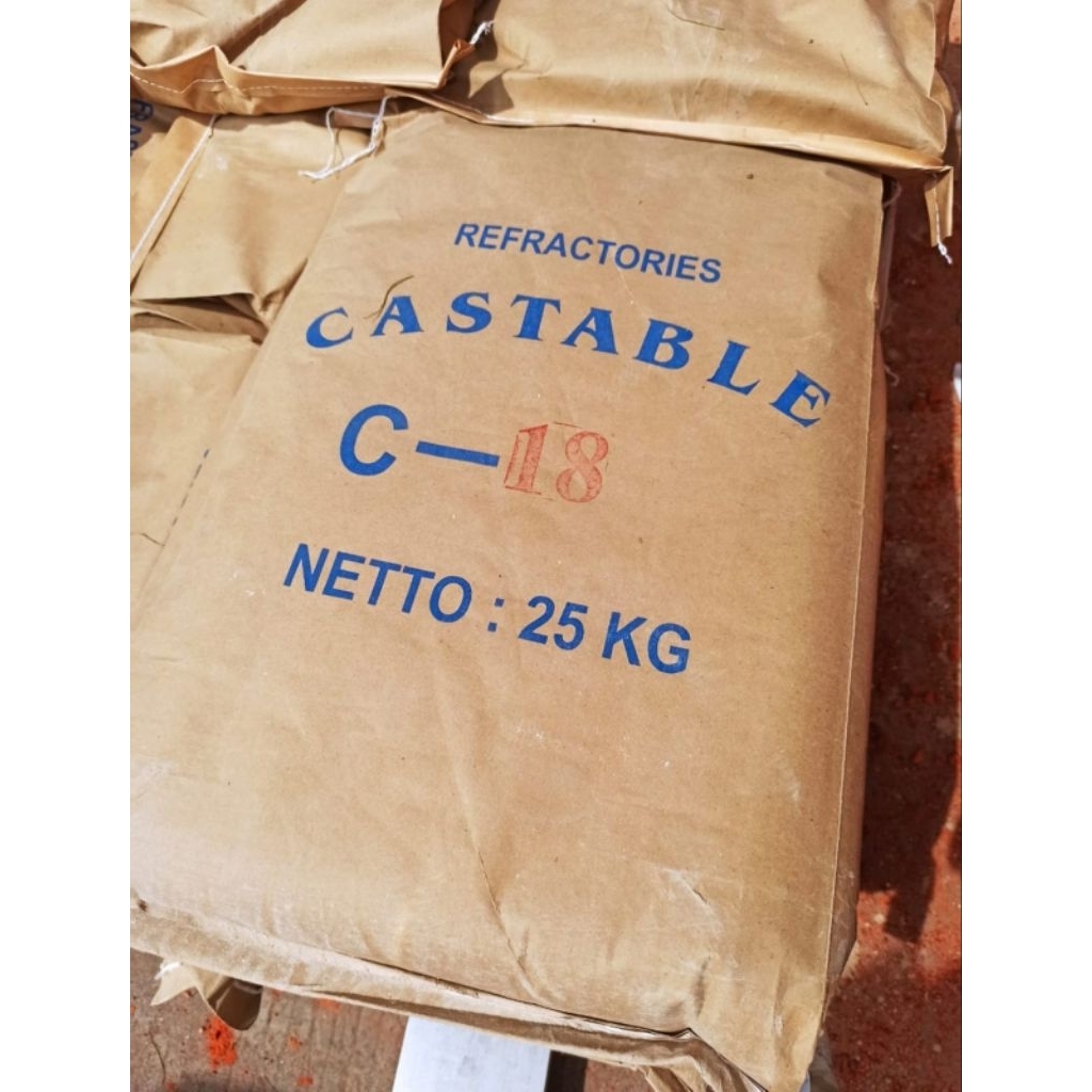 SEMEN TAHAN API CASTABLE C18 TAHAN PANAS C-18 25 KG
