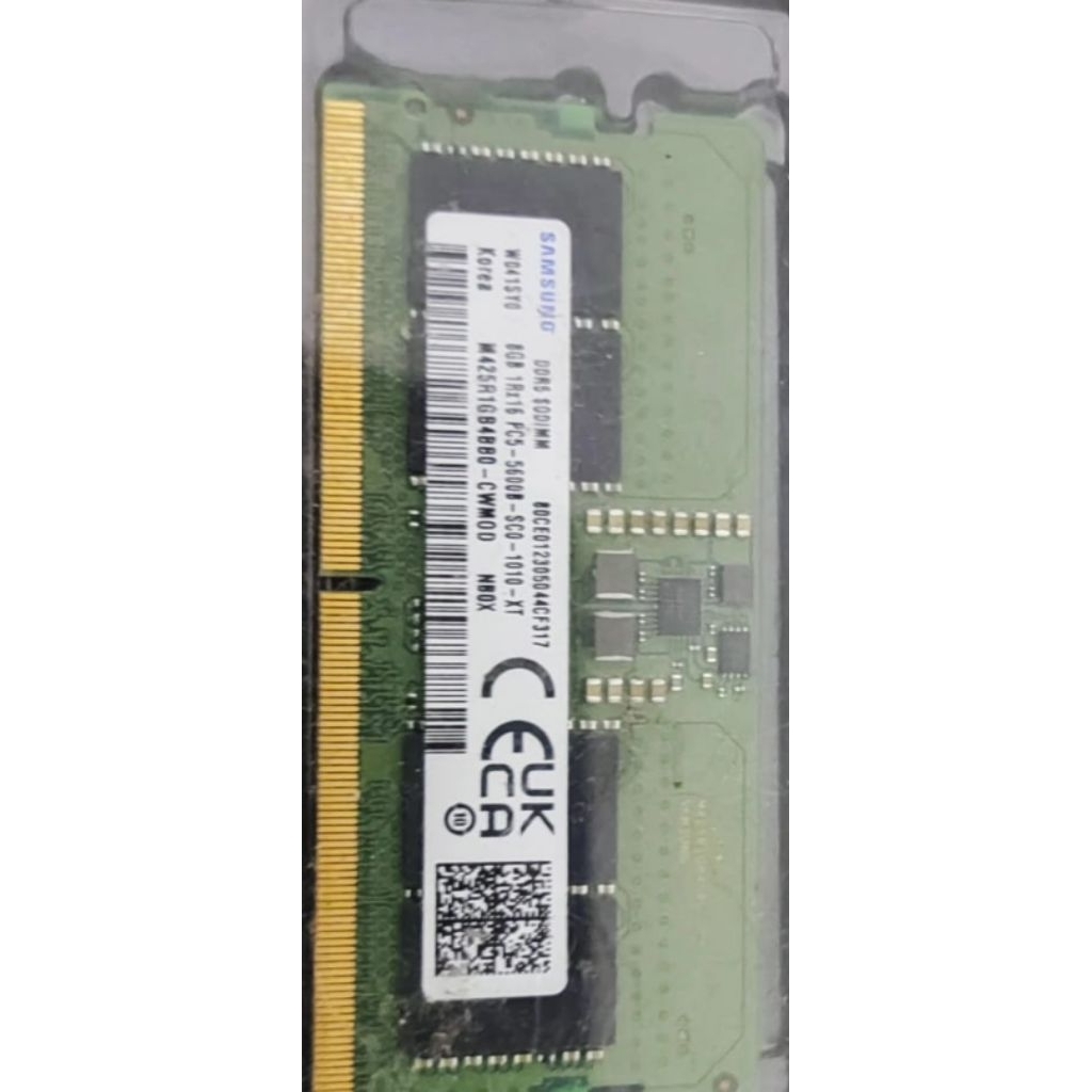 Ram Samsung ddr5 8gb Sodimm 5600Mhz