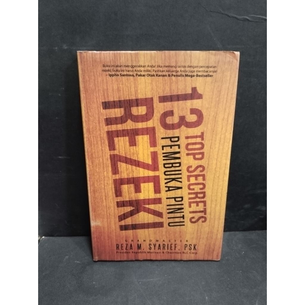 Buku original 13 TOP SECRETS PEMBUKA PINTU REZEKI by Reza M