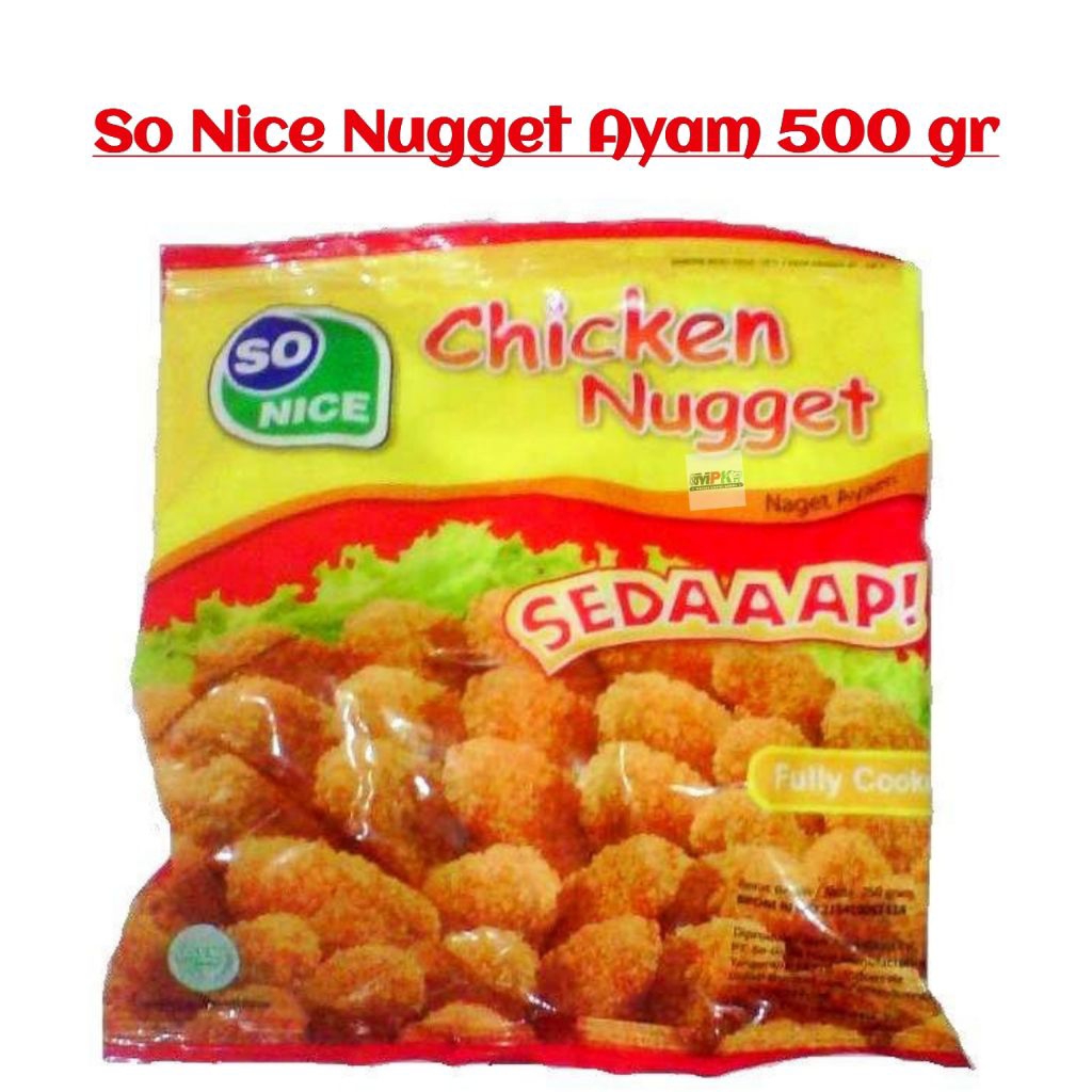 So Nice Nugget Ayam, 500 gram. mm fresh food