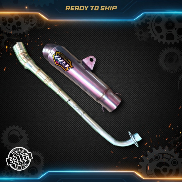 knalpot racing jigsaw titan inlet 50mm buat semua motor bebek