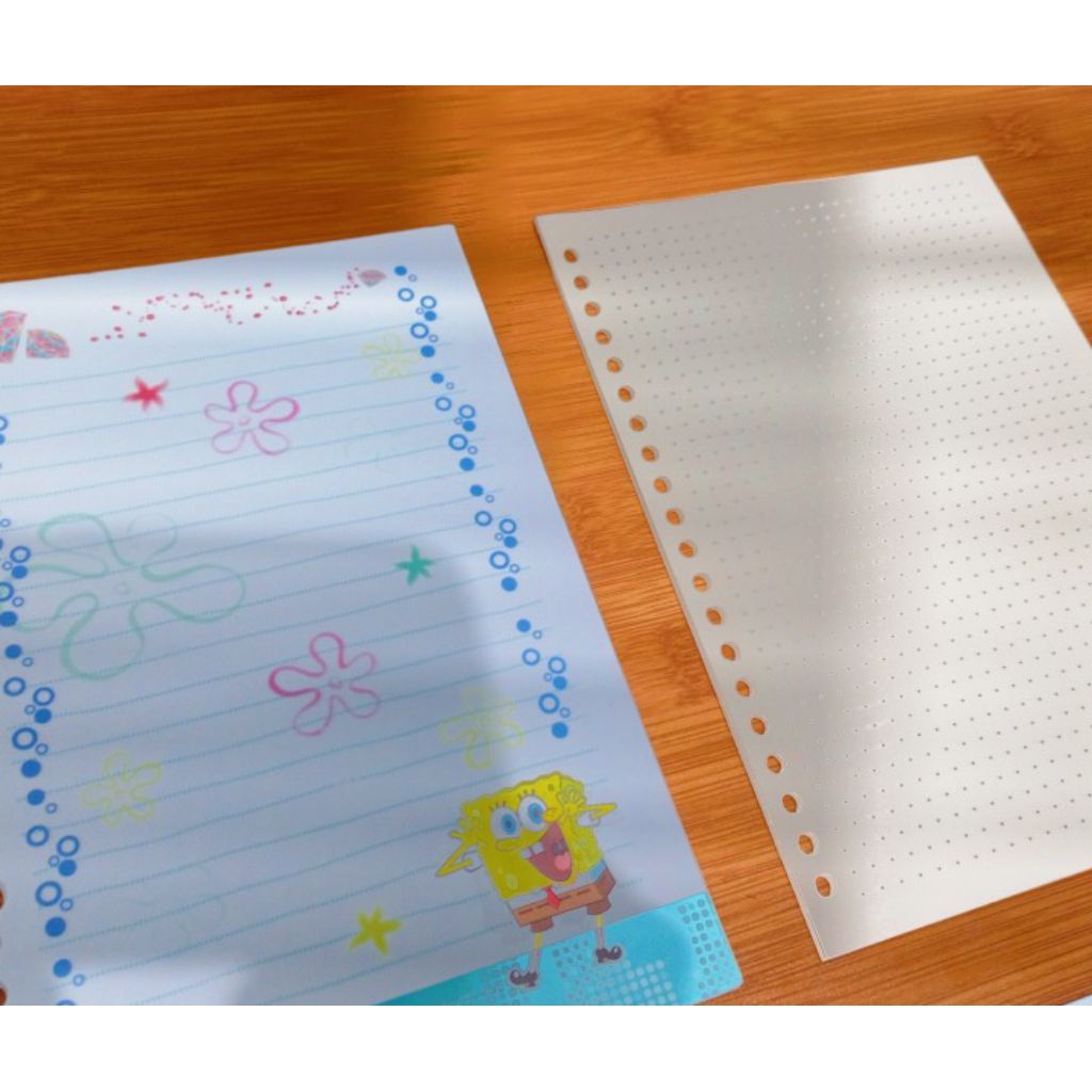 PRELOVED – Ukuran A5 Kertas binder/buku (isi binder)