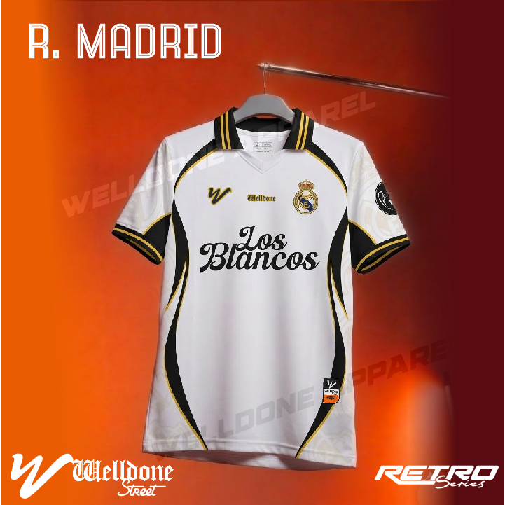 WELLDONE  JERSEY REAL MADRID / ESPANOLA / JERSEY BOLA / JERSEY SUPPORTER /JERSEY VINTAGE / JERSY CLA