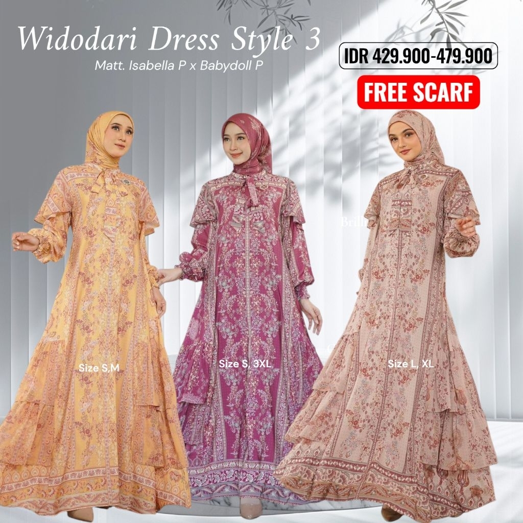 Ready Stok ‼️Widodari Dress Style 3 |Widodari Nadheera Luxury