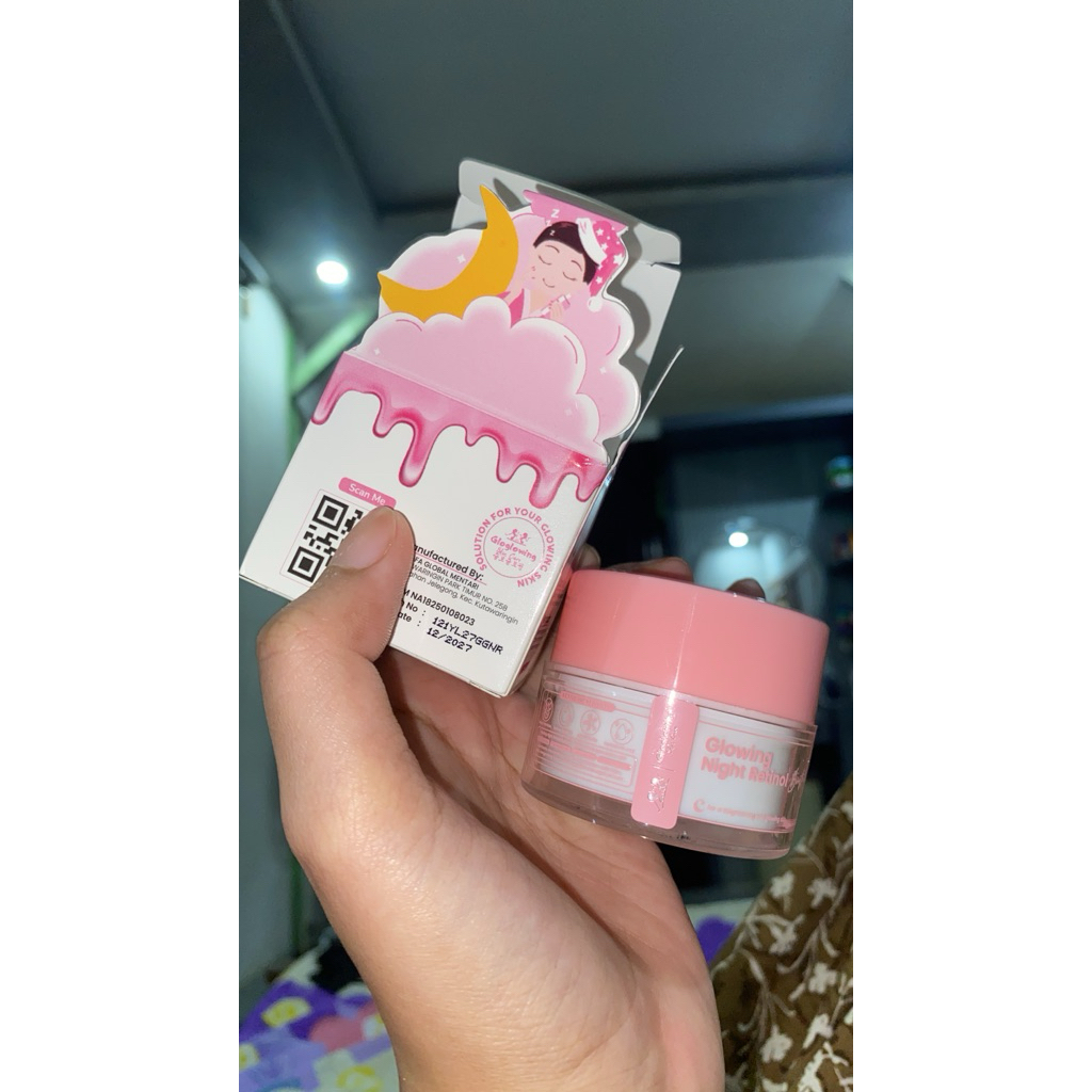 Night gloglowing retinol booster