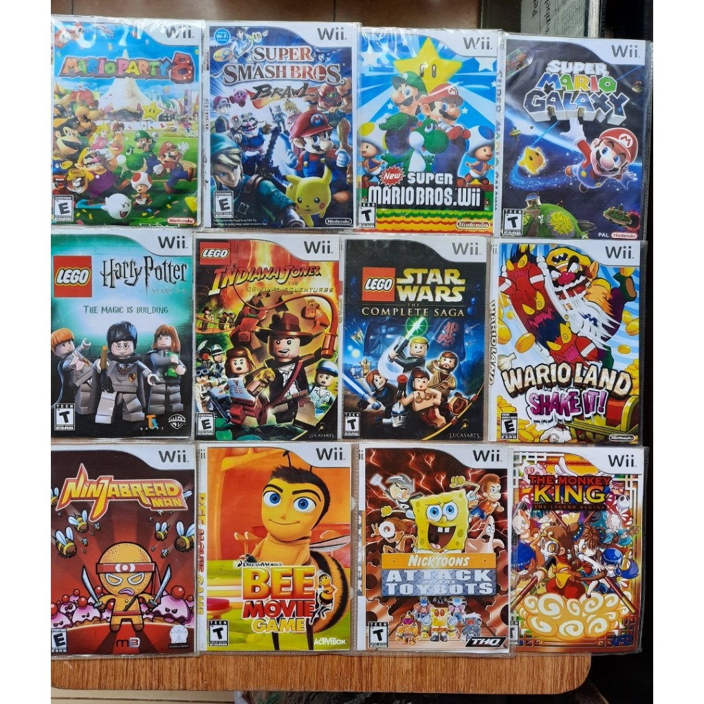 Kaset CD DVD Nintendo Wii Original Second Like NEW