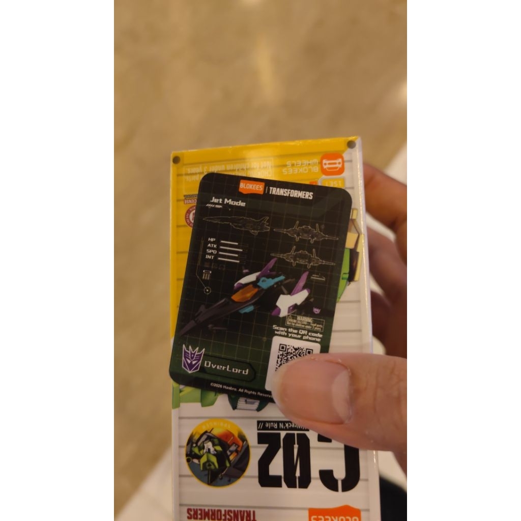 Blokees Wheels Transformers C02 Overlord Jet