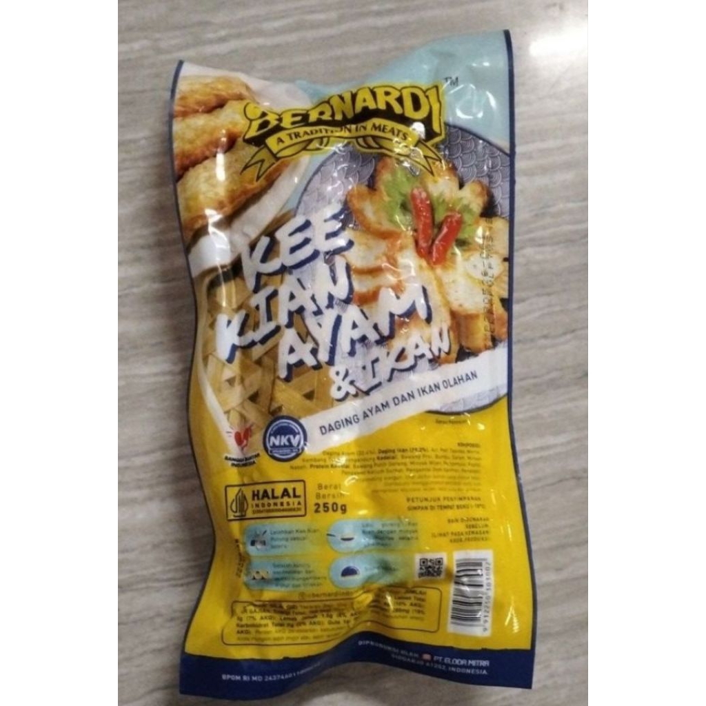 Bernardi Gohyong / Kee Kian Ayam / Kekian Ayam / Kekyan Ayam Frozen | Berat Bersih 250gr