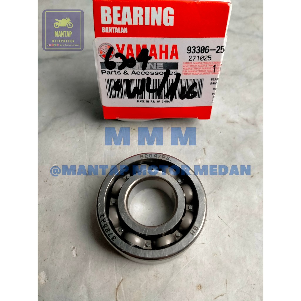 Bearing Lahar 6204 As Pulley Pully Nmax Aerox Mio J M3 Vario 125 150 Beat Original Yamaha 93306-254Y