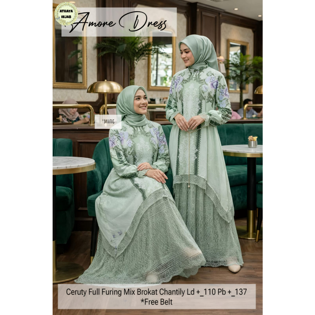 Pakaian Wanita HQ AMORE DRESS From AtHAYA FASHION STORE